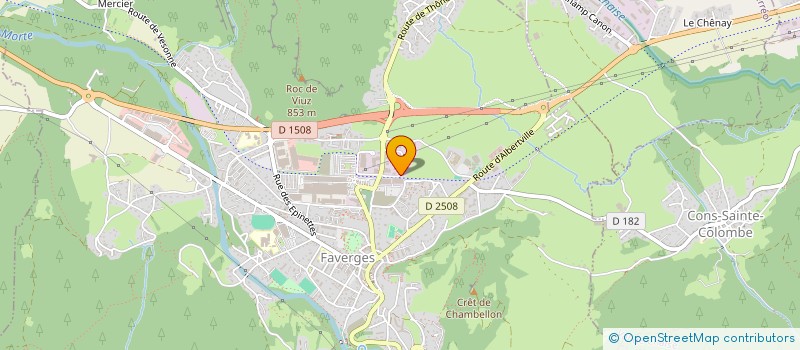 localisation de l'entreprise SCI L'EMIRO  FAVERGES-SEYTHENEX