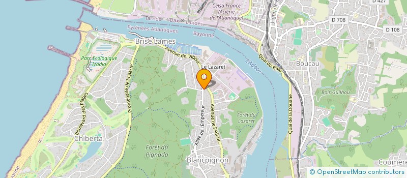 localisation de l'entreprise SCI L'EMPEREUR  ANGLET