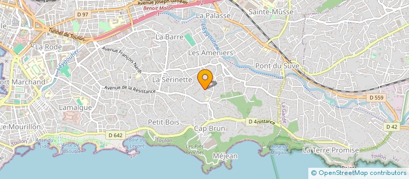 localisation de l'entreprise SCI L EMPIRE à TOULON