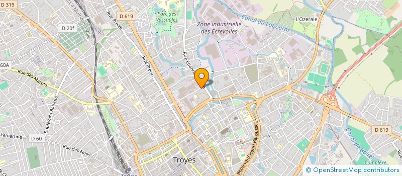 localisation de l'entreprise SCI L EMPIRE à TROYES