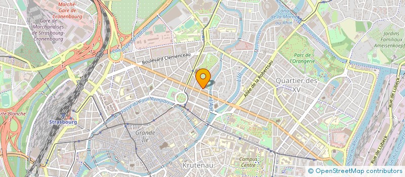 localisation de l'entreprise SCI L'EMPREINTE à STRASBOURG