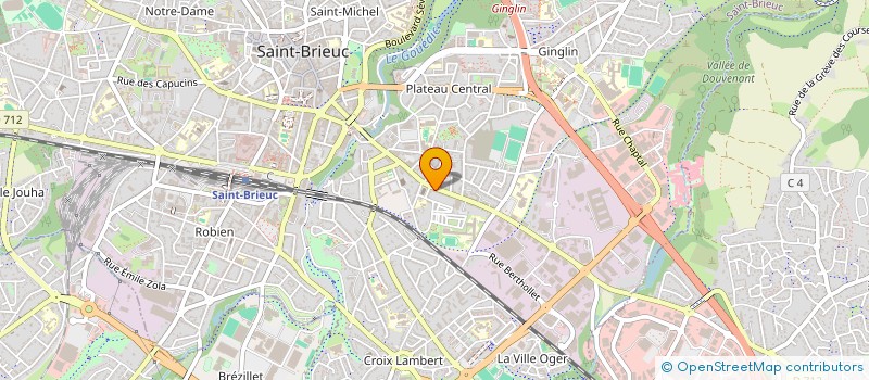 localisation de l'entreprise SCI L'ENCHANTEUR à SAINT-BRIEUC