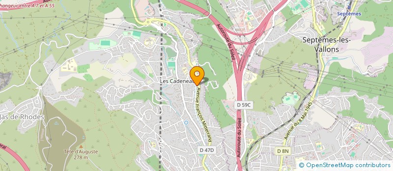 localisation de l'entreprise SCI L'ENCLAVE 215 JUFLO à LES PENNES-MIRABEAU