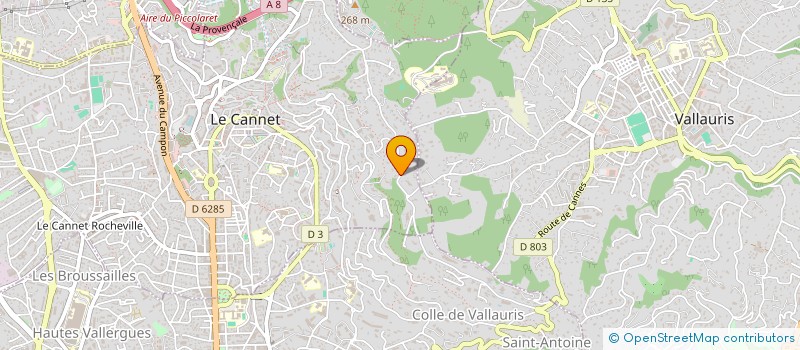localisation de l'entreprise SCI L'ENCLOS à LE CANNET