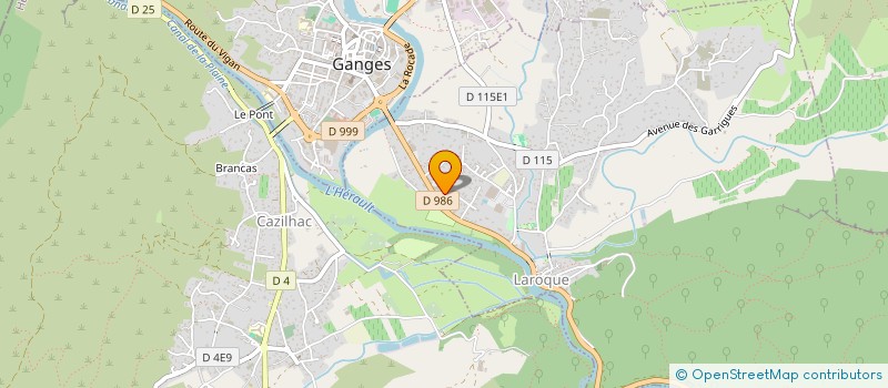 localisation de l'entreprise SCI L'ENCLOS  LAROQUE