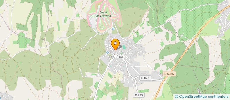 localisation de l'entreprise SCI L'ENCLOS  POUZILHAC