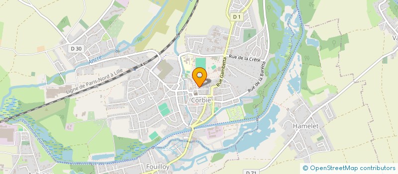 localisation de l'entreprise SCI L'ENCLOS à CORBIE