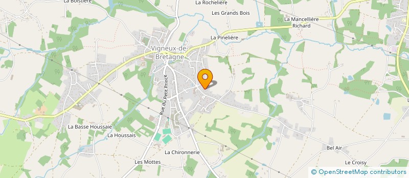 localisation de l'entreprise SCI L'ENCLOS à VIGNEUX-DE-BRETAGNE
