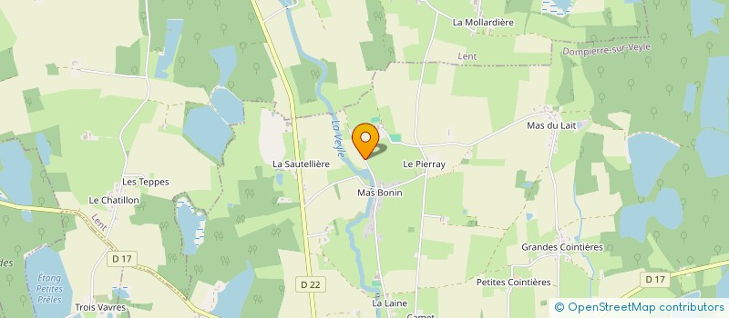 localisation de l'entreprise SCI L'ENCLOS  DOMPIERRE-SUR-VEYLE