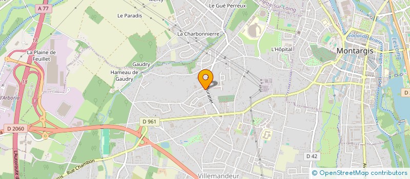localisation de l'entreprise SCI L'ENCLOS DE JUCE  VILLEMANDEUR