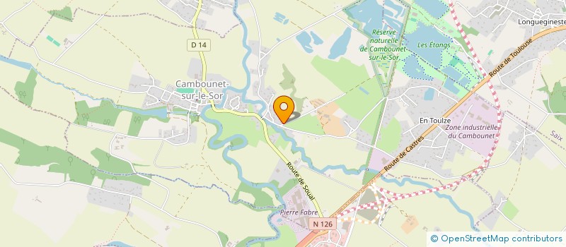 localisation de l'entreprise SCI L ENCLUME  CAMBOUNET-SUR-LE-SOR