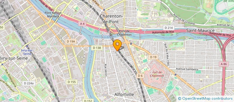 localisation de l'entreprise SCI L'ENCRE DU KRAKEN à ALFORTVILLE
