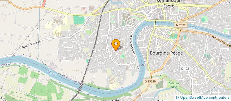 localisation de l'entreprise SCI L'ENEE  ROMANS-SUR-ISERE