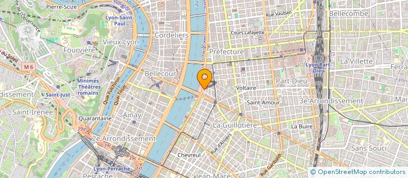 localisation de l'entreprise SCI L'ENSEMBLE HERMES  LYON