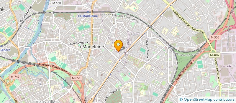 localisation de l'entreprise SCI L'ENSOLEILLEE à MARCQ-EN-BARŒUL