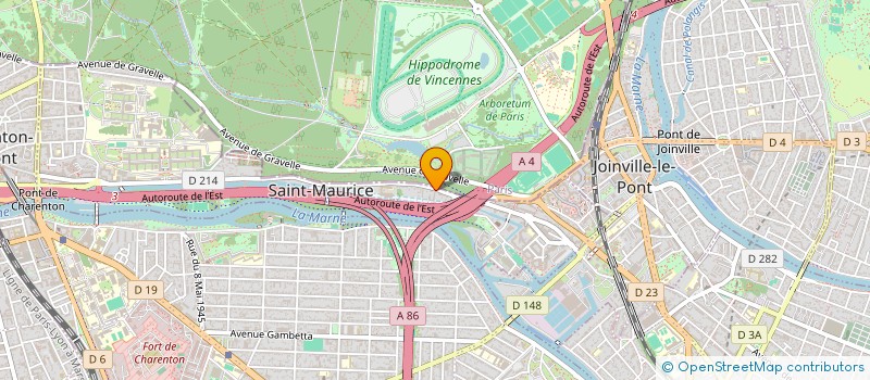 localisation de l'entreprise SCI L'ENSOLEILLEE à SAINT-MAURICE