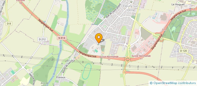 localisation de l'entreprise SCI L'ENTORSE  FLEURY-SUR-ORNE