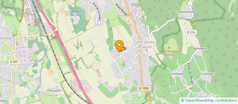 localisation de l'entreprise SCI L'ENTRE POTES  SAINT-JEOIRE-PRIEURE