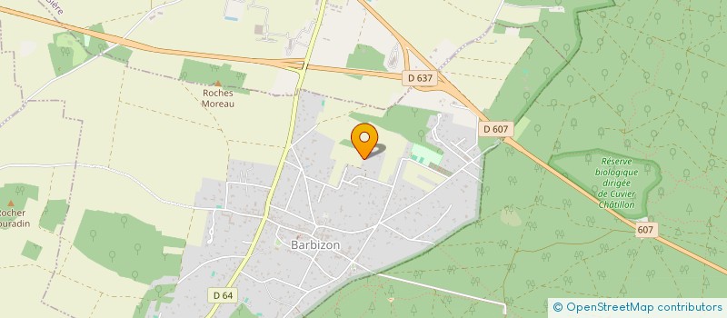 localisation de l'entreprise SCI L'ENTREPOT D'IRAN  BARBIZON