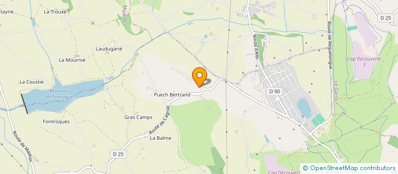 localisation de l'entreprise SCI L'ENTREPOT DE LA FAVARELLE  CAGNAC-LES-MINES