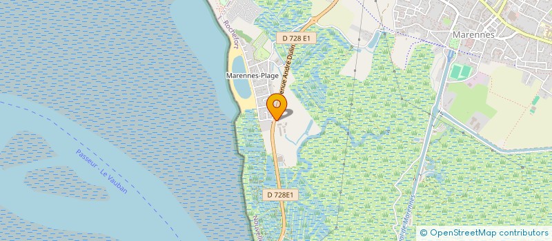 localisation de l'entreprise SCI L'ENTREPOT JTG  MARENNES-HIERS-BROUAGE