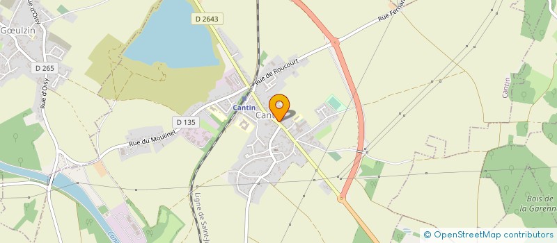 localisation de l'entreprise SCI L'ENTREPOT NOEUX LES MINES  CANTIN