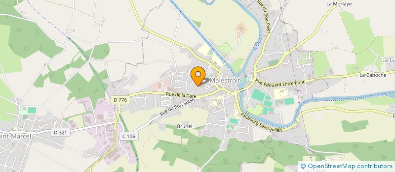 localisation de l'entreprise SCI L'ENVERS DU DECOR  MALESTROIT