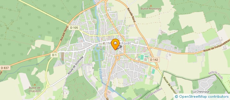 localisation de l'entreprise SCI L'ENVIE à MILLY-LA-FORET
