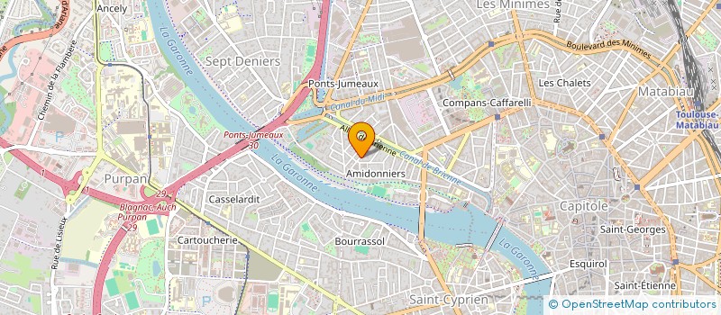 localisation de l'entreprise SCI L'ENVOL à TOULOUSE