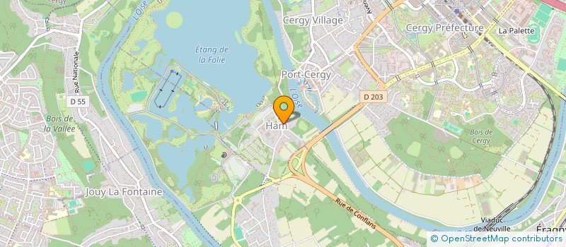 localisation de l'entreprise SCI L'ENVOL  CERGY