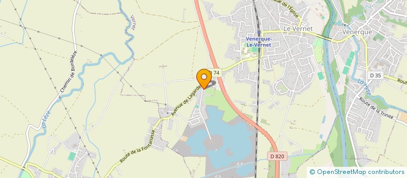 localisation de l'entreprise SCI L'ENVOL  VERNET