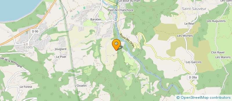 localisation de l'entreprise SCI L'ENVOL  BARATIER