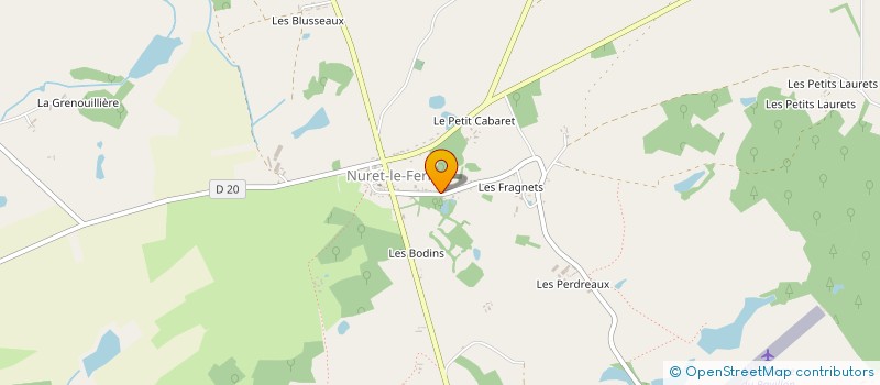 localisation de l'entreprise SCI L'ENVOL à NURET-LE-FERRON