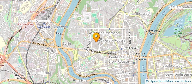 localisation de l'entreprise SCI L'ENVOLEE  LYON