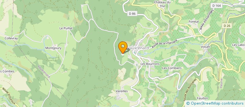 localisation de l'entreprise SCI L'ENVOLEE BEAUJOLAISE  VAUXRENARD