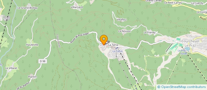 localisation de l'entreprise SCI L'EOLE à COURCHEVEL
