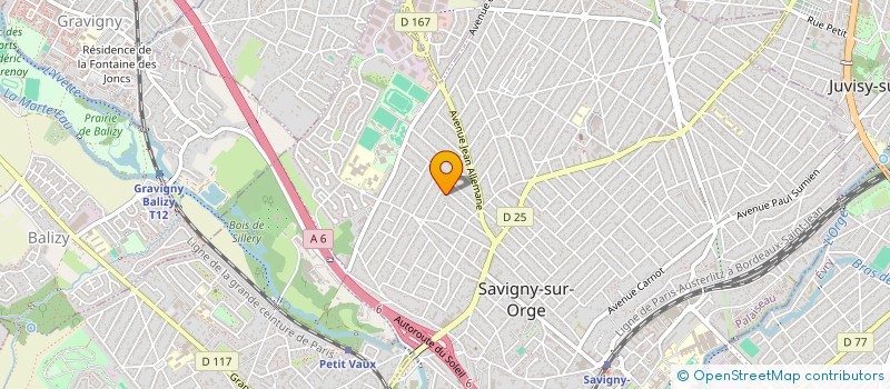 localisation de l'entreprise SCI L EPARGNE  SAVIGNY-SUR-ORGE