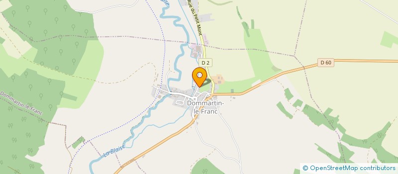 localisation de l'entreprise SCI L'EPERLUPETTE à DOMMARTIN-LE-FRANC