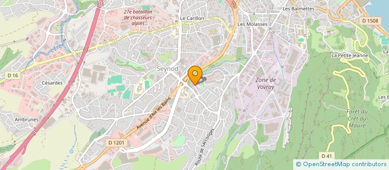 localisation de l'entreprise SCI L'EPERVIERE à ANNECY