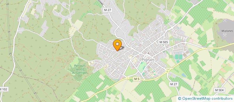localisation de l'entreprise SCI L EPI à PIGNAN