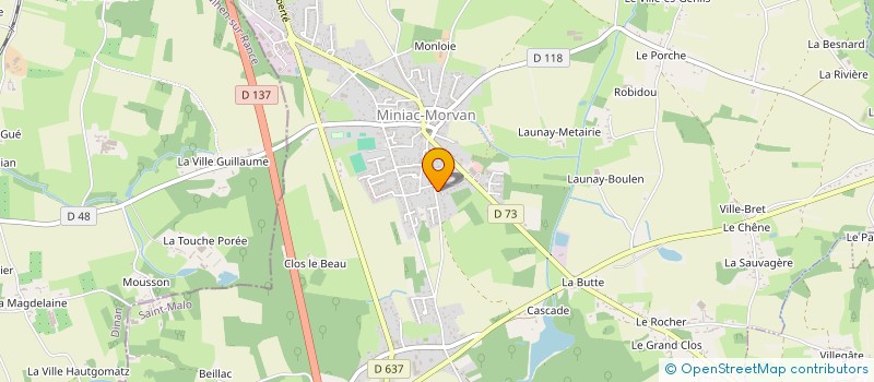 localisation de l'entreprise SCI L'EPI  MINIAC-MORVAN