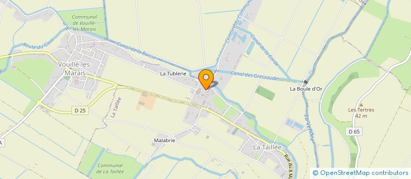 localisation de l'entreprise SCI L'EPI  VOUILLE-LES-MARAIS