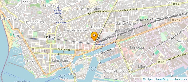 localisation de l'entreprise SCI L' EPI D' OR à LE HAVRE