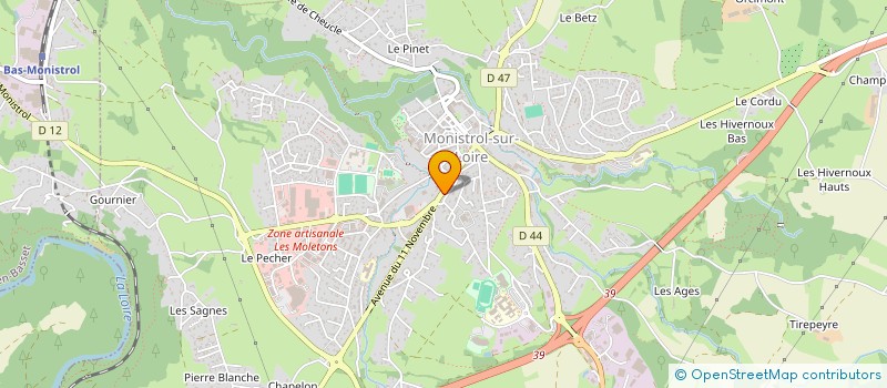 localisation de l'entreprise SCI L'EPI DE SEIGLE  MONISTROL-SUR-LOIRE