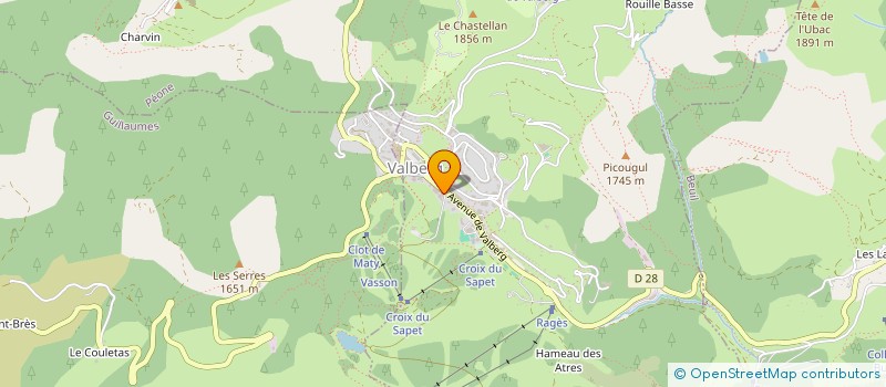 localisation de l'entreprise SCI L'EPICEA  PEONE