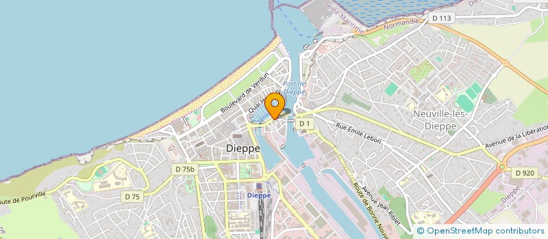 localisation de l'entreprise SCI L'EPICERIE  DIEPPE