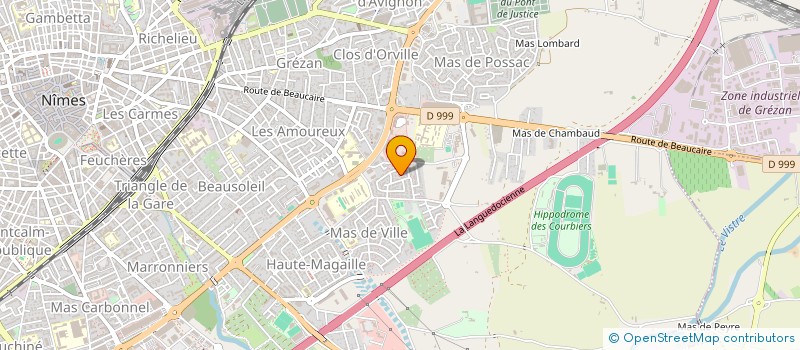 localisation de l'entreprise SCI L'EPICURIEN  NIMES