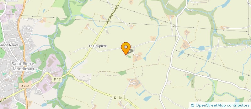 localisation de l'entreprise SCI L EPINAY à MONTREVAULT-SUR-EVRE