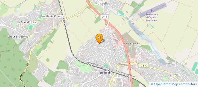 localisation de l'entreprise SCI L'EPINE  DOMONT