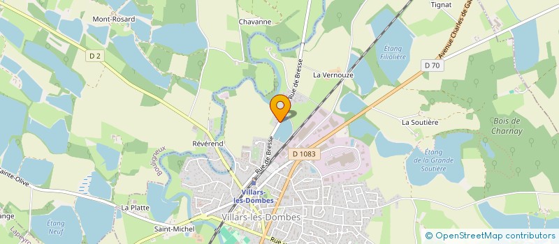 localisation de l'entreprise SCI L EPINE à VILLARS-LES-DOMBES